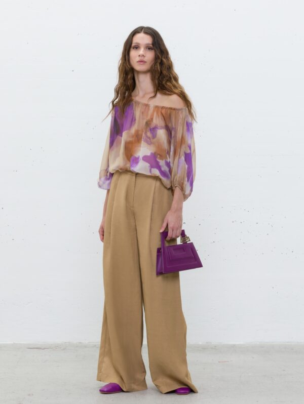 chemise violet